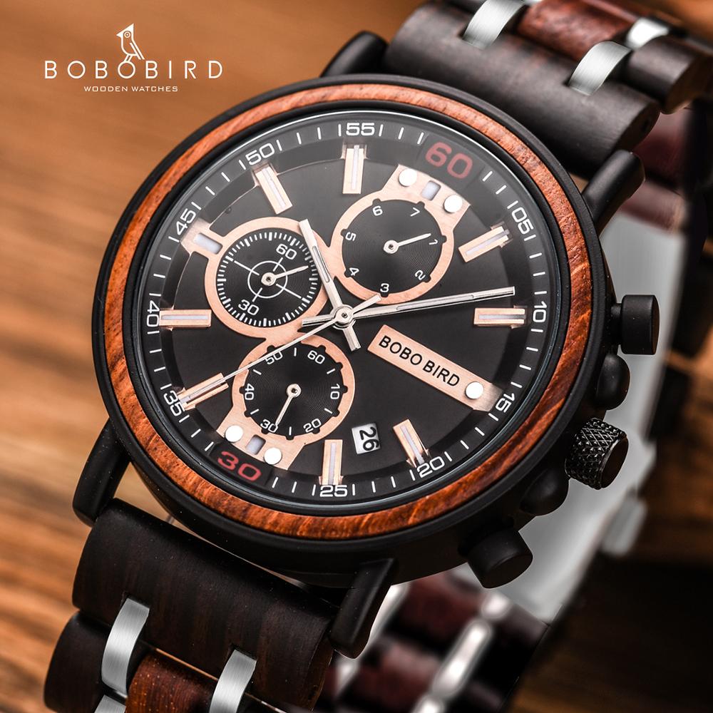 Luxury Watch Maker - Relogio Masculino BOBO BIRD Wooden Watch
