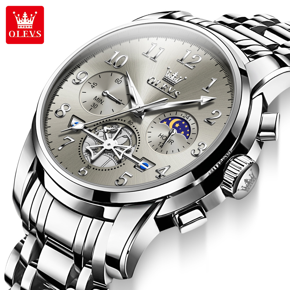 Luxury Watch Maker - OLEVS 2900 Mens Watch Chronograph Quartz