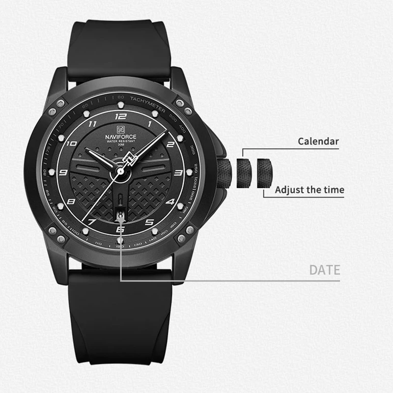 NAVIFORCE New 8031 Men Watch T - Luxury Watch Maker recension och pris
