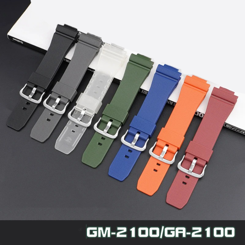NEW Rubber Watch Strap for Cas - Casio Watch G-Shock Ga-2100 recension och pris