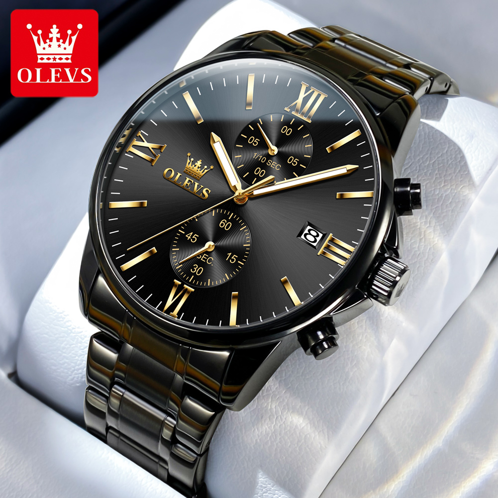 OLEVS 2886 Classic Black Quart - Luxury Watch Investment recension och pris