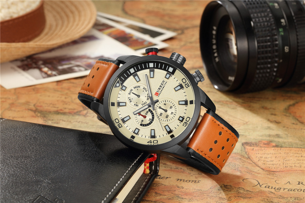 2017 CURREN Stylish Watch Men  - Luxury Watch Investment recension och pris