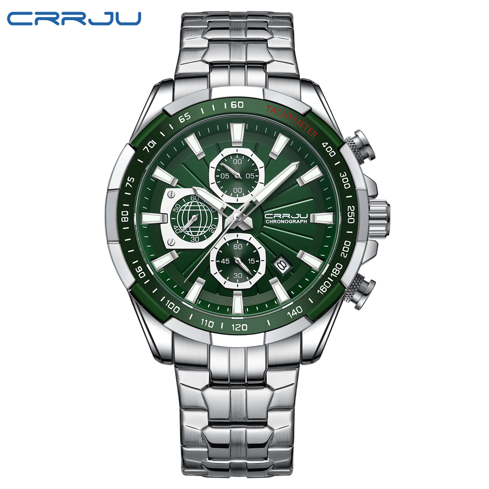 CRRJU Luxury Brand Men's Wrist - Luxury Watch Maker recension och pris