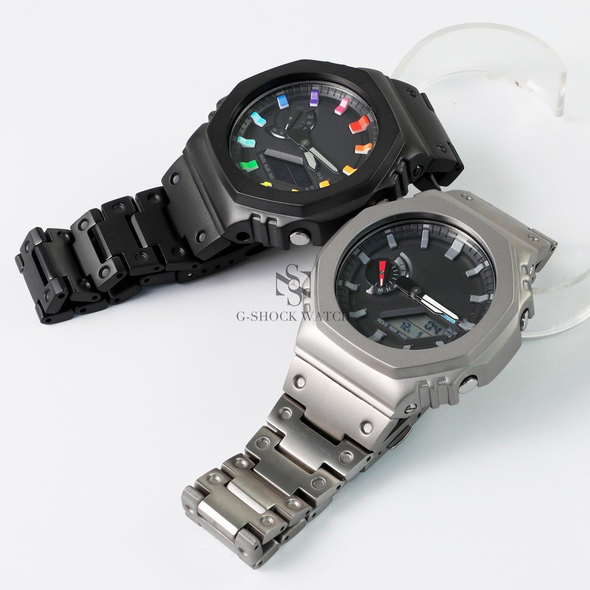 Titanium alloy case+strap For  - Casio Watch G-Shock Ga-2100 recension och pris