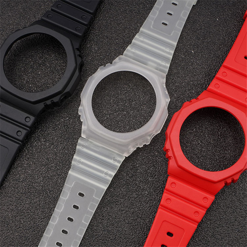 Resin Strap + Case For Casio G - Casio Watch G-Shock Ga-2100 recension och pris