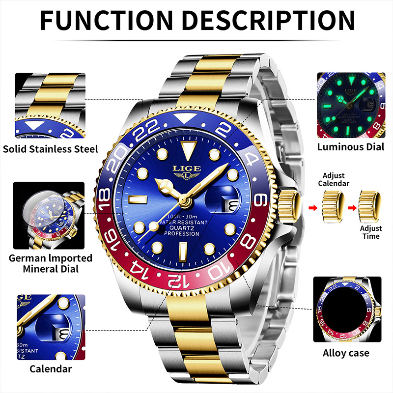 LIGE 2025 brand new men's watc - Luxury Watch Maker recension och pris